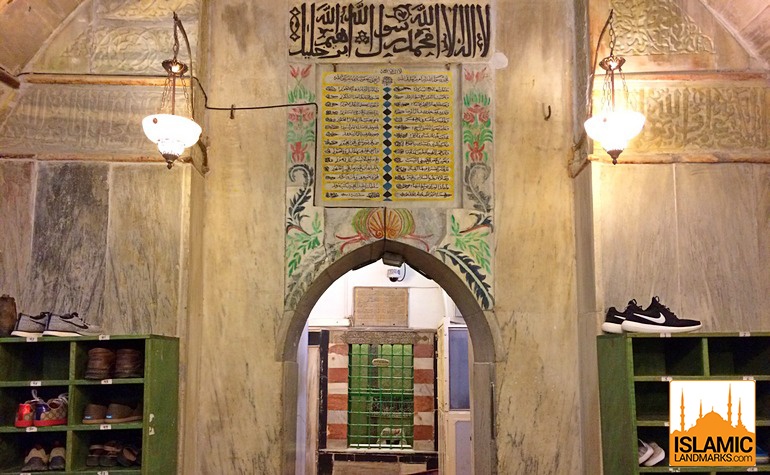 Detail over one of the doors in Masjid-e-Khalil
