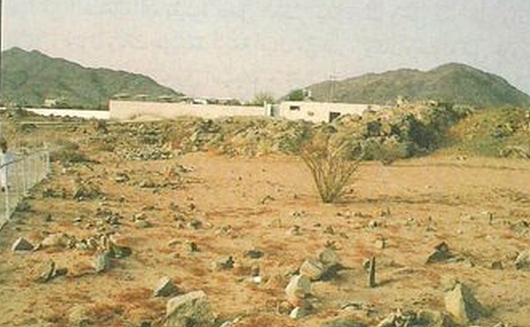 Historic photo of the site of the Battle of Badr